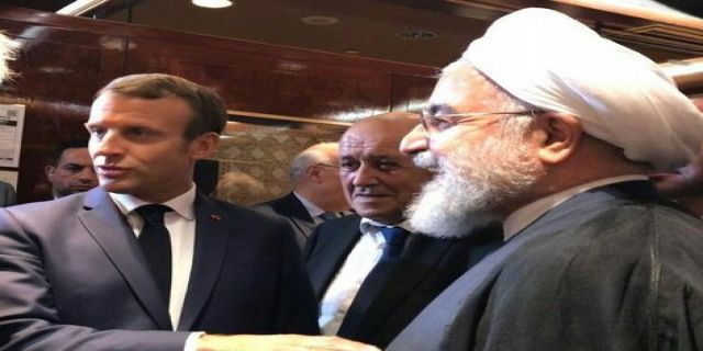  مکرون پس از دیدار با روحانی: شرایط برای گفت‌وگو میان سران آمریکا و ایران ایجاد شده «امانوئل مکرون» رئیس جمهوری فرانسه پس از دیدار با حسن روحانی رئیس جمهوری ایران گفت که شرایط برای گفت‌وگو میان سران آمریکا و ایران ایجاد شده است
